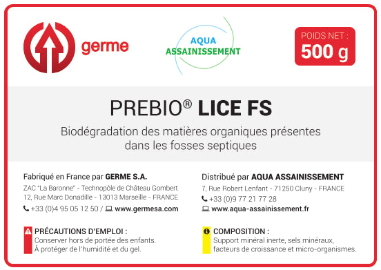 PREBIO LICE FS PACK PRO DE 6 X 500 g