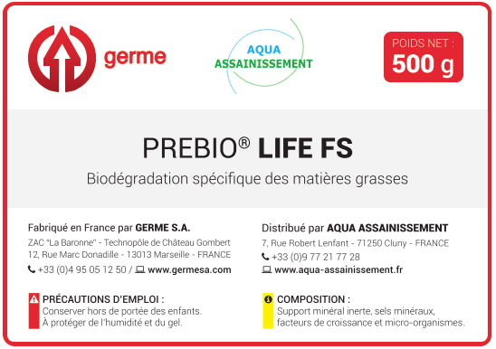 PREBIO LIFE FS PACK PRO DE 6 X 500 g