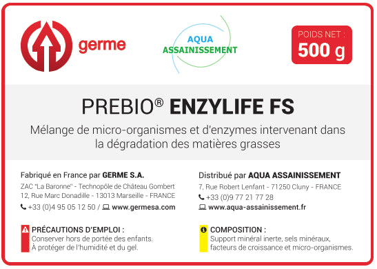 PREBIO ENZYLIFE FS PACK PRO DE 6 X 500 g