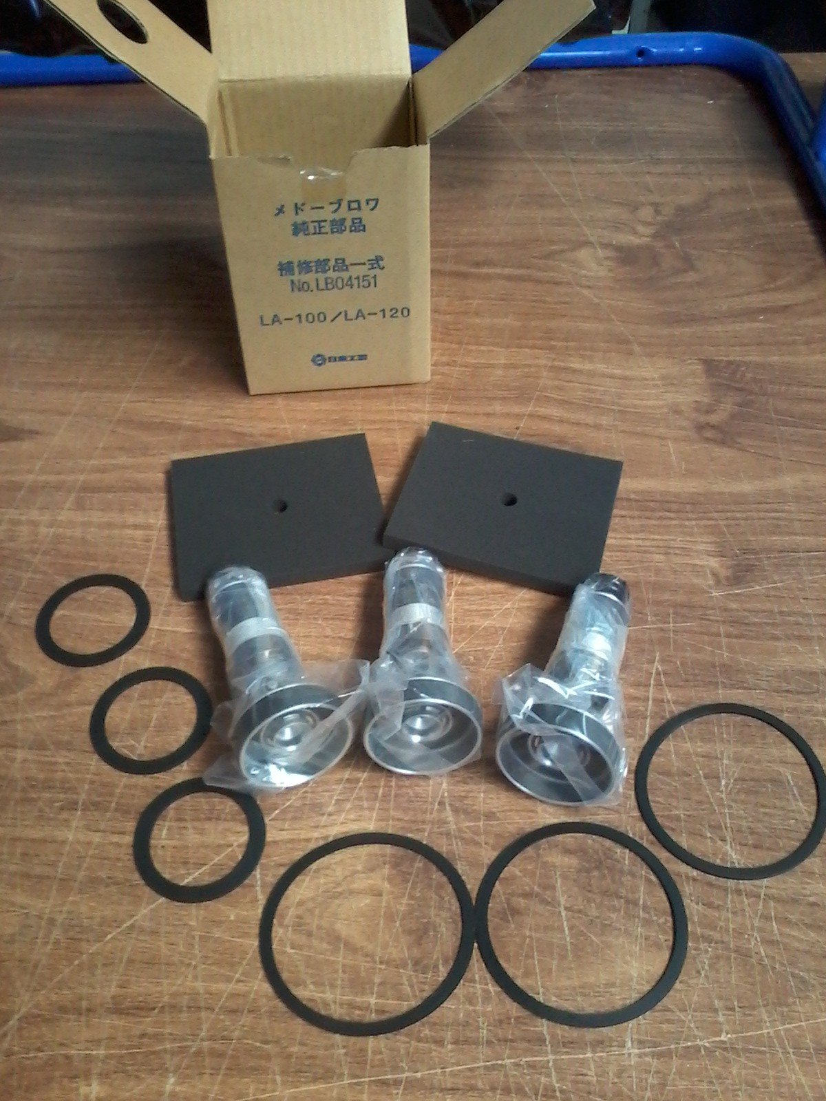 Kit pistons joints et filtre NITTO LA-100A LA-120A pour réparation compresseur