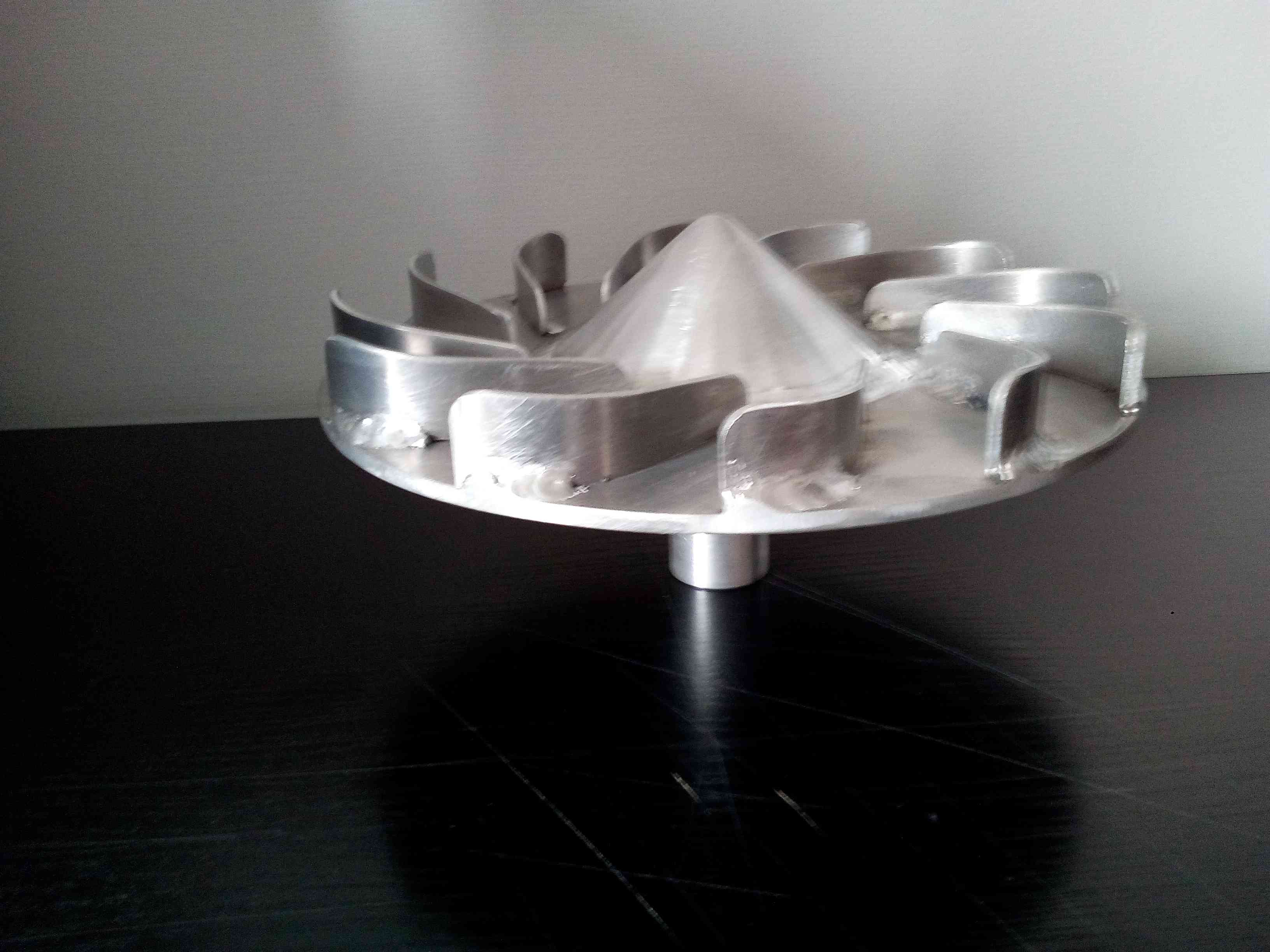 Turbine Spéciale Epuration modèle spécifique diamètre 350mm + arbre