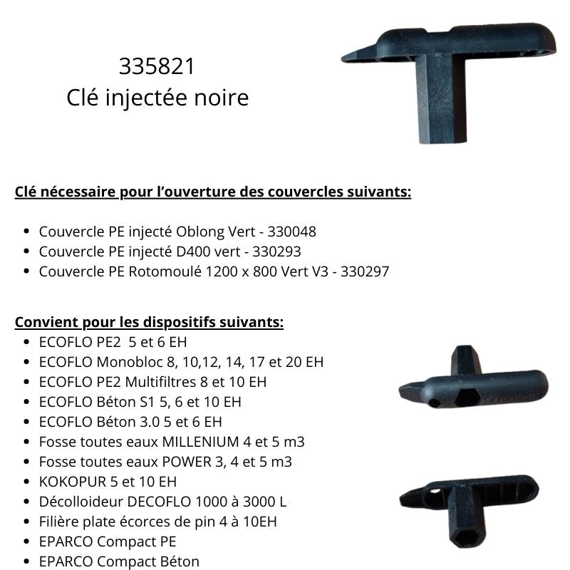 Clé pour couvercle PREMIER TECH - 0