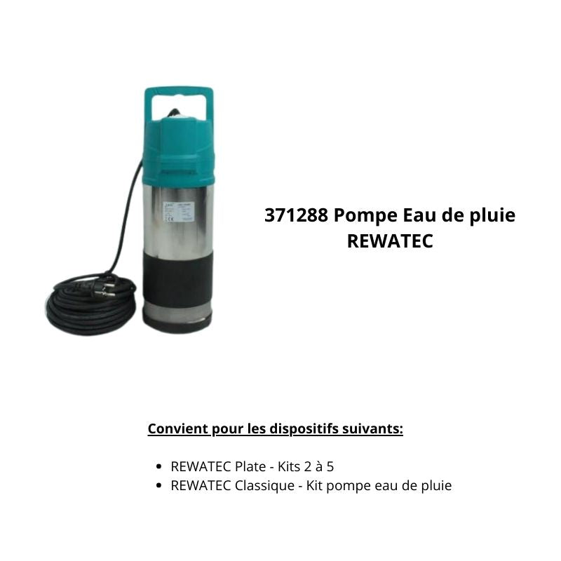 Pompe Eau de pluie REWATEC - 0