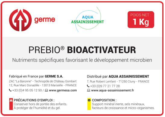 PREBIO BIOACTIVATEUR PACK PRO DE 6 X 1 kg