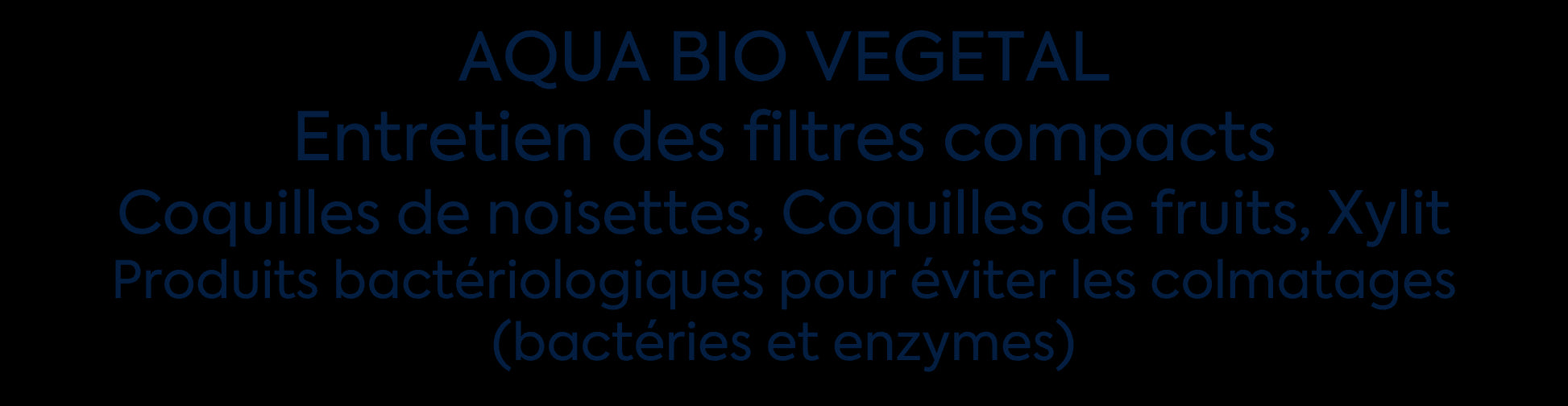 Aqua Bio Filtre compact végétal