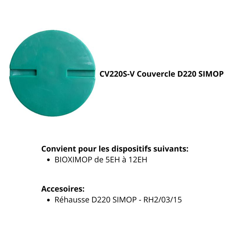 Couvercle à visser SIMOP CV220S