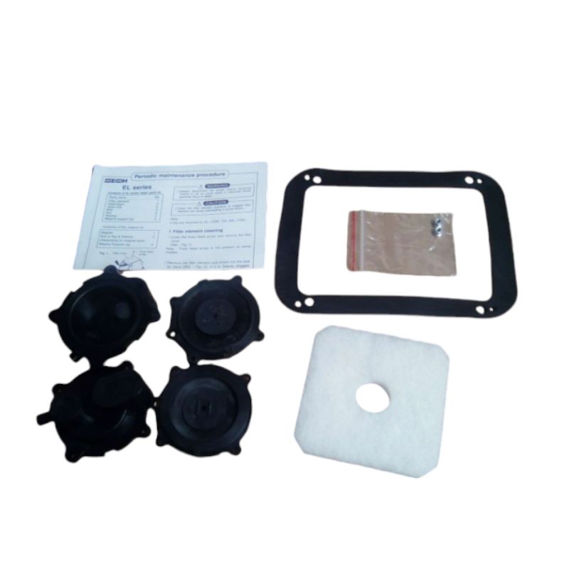 Kit membranes, clapets et filtre compresseur SECOH EL-S-60N pour réparation compresseur