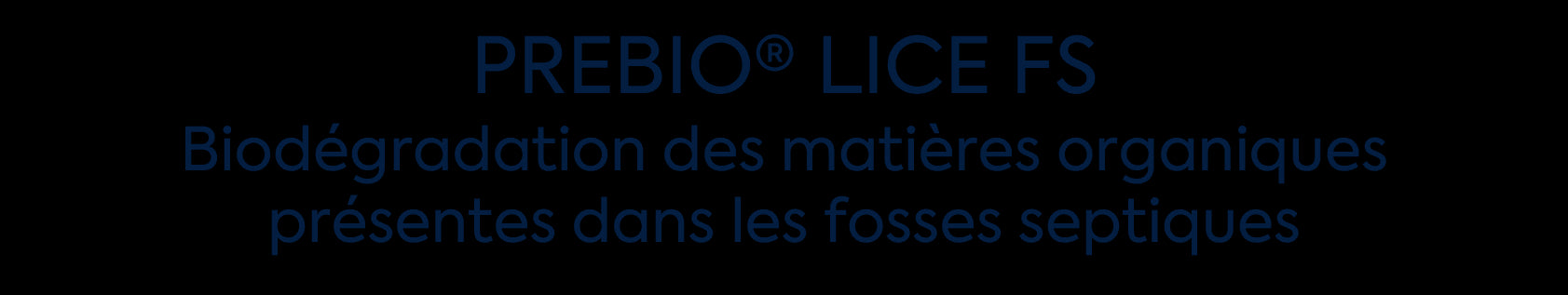 PREBIO LICE FS activateur biologique